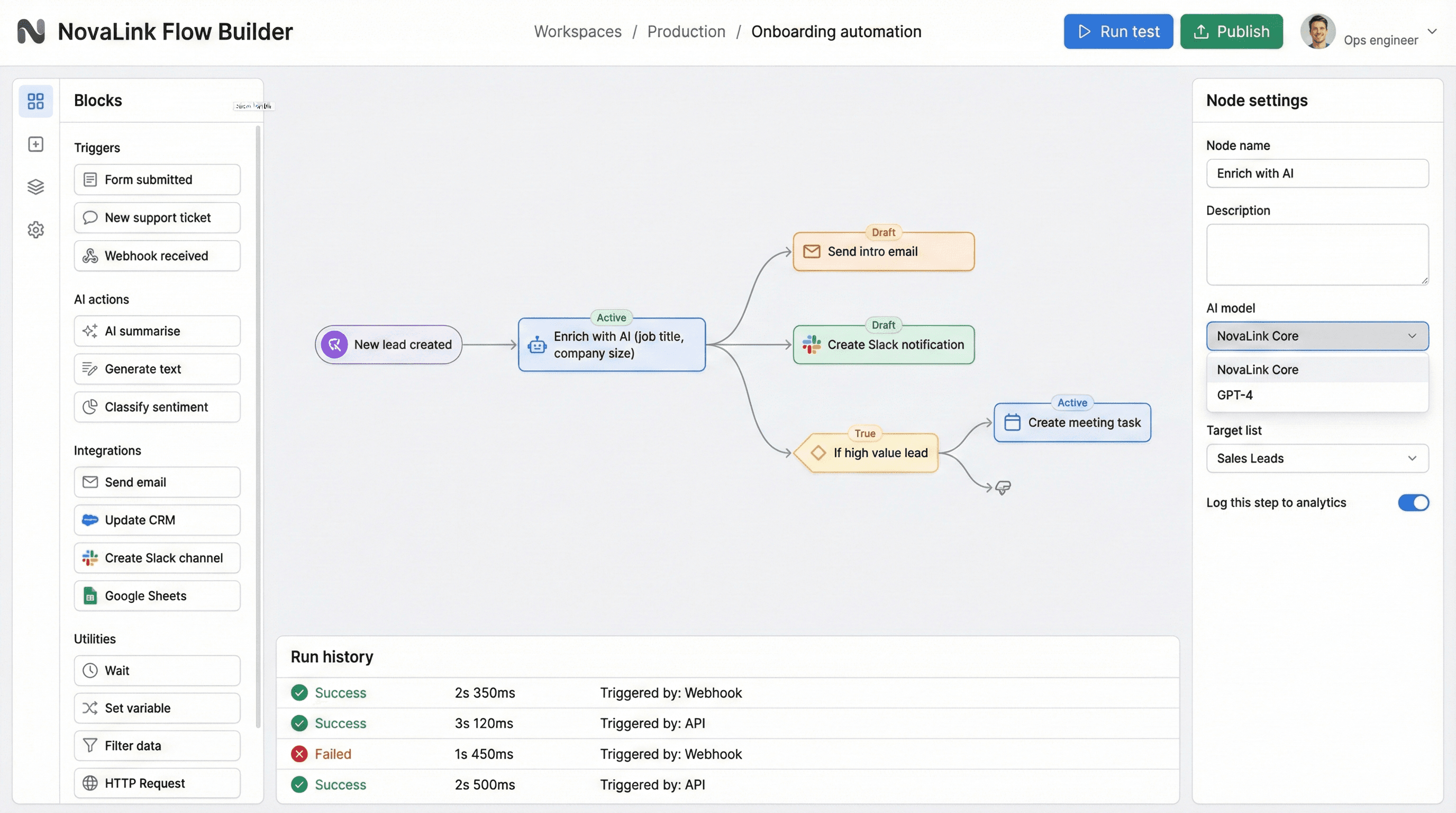 Customer support chatbot for telecom